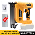 BALKONI 20V 18 Gauge Cordless Brad Nailer Bare Tool DeWalt Compatible - Photo 1 yellow black industrial tools