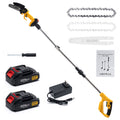 BALKONI 2-in-1 Cordless Pole Saw & Mini Chainsaw Combo Telescopic - Photo 10 yellow black industrial tools