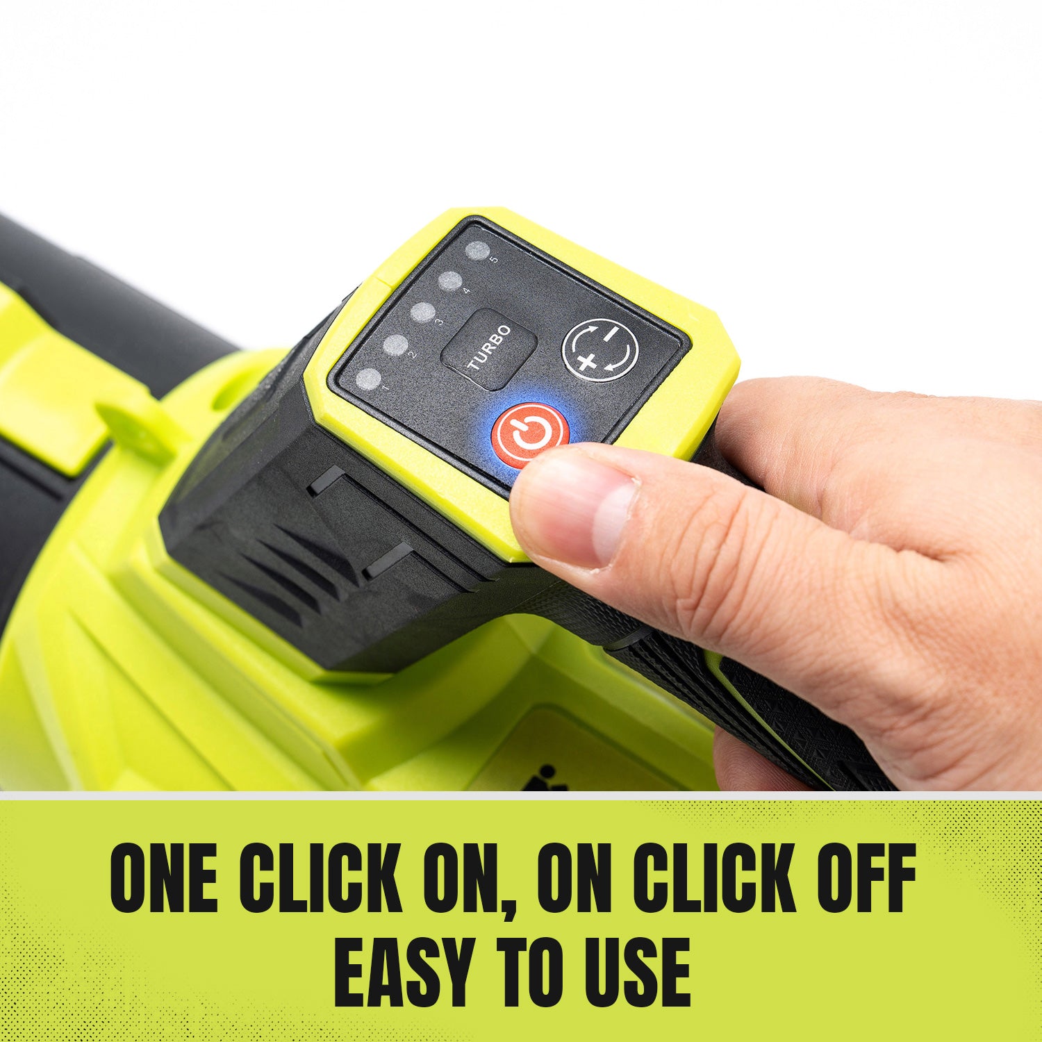 BALKONI 20V Brushless Cordless Leaf Blower Kit 800CFM - Photo 3 yellow black industrial tools
