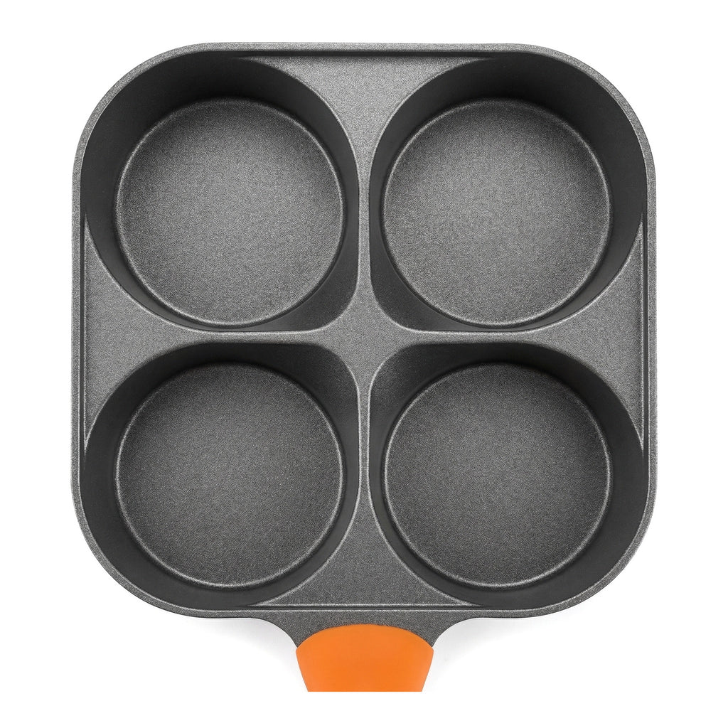 BALKONI Multifunctional 4-Hole Egg Frying Pan Non-Stick - Photo 7 yellow black industrial tools