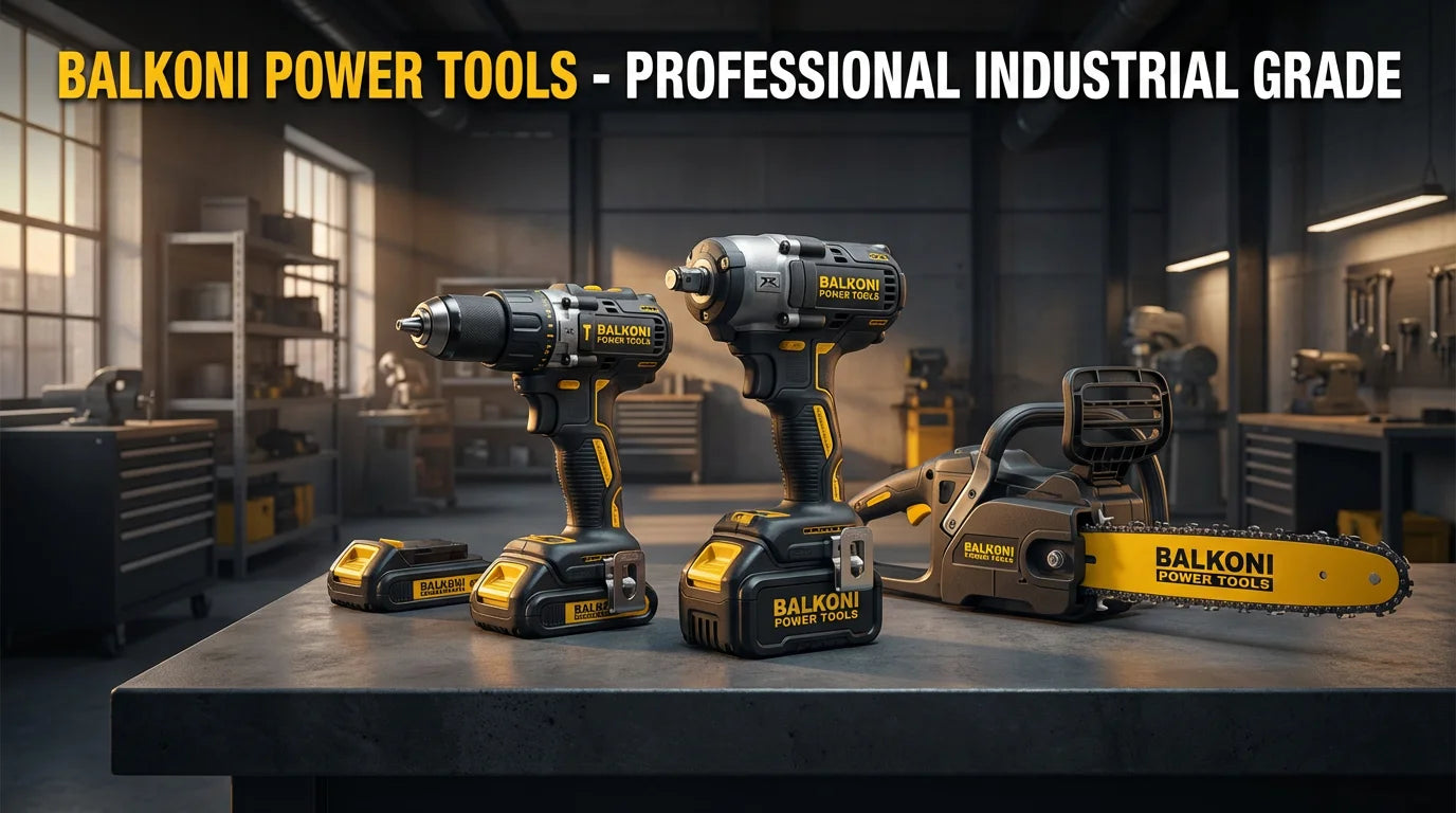 BALKONI DeWalt Yellow Hero Banner