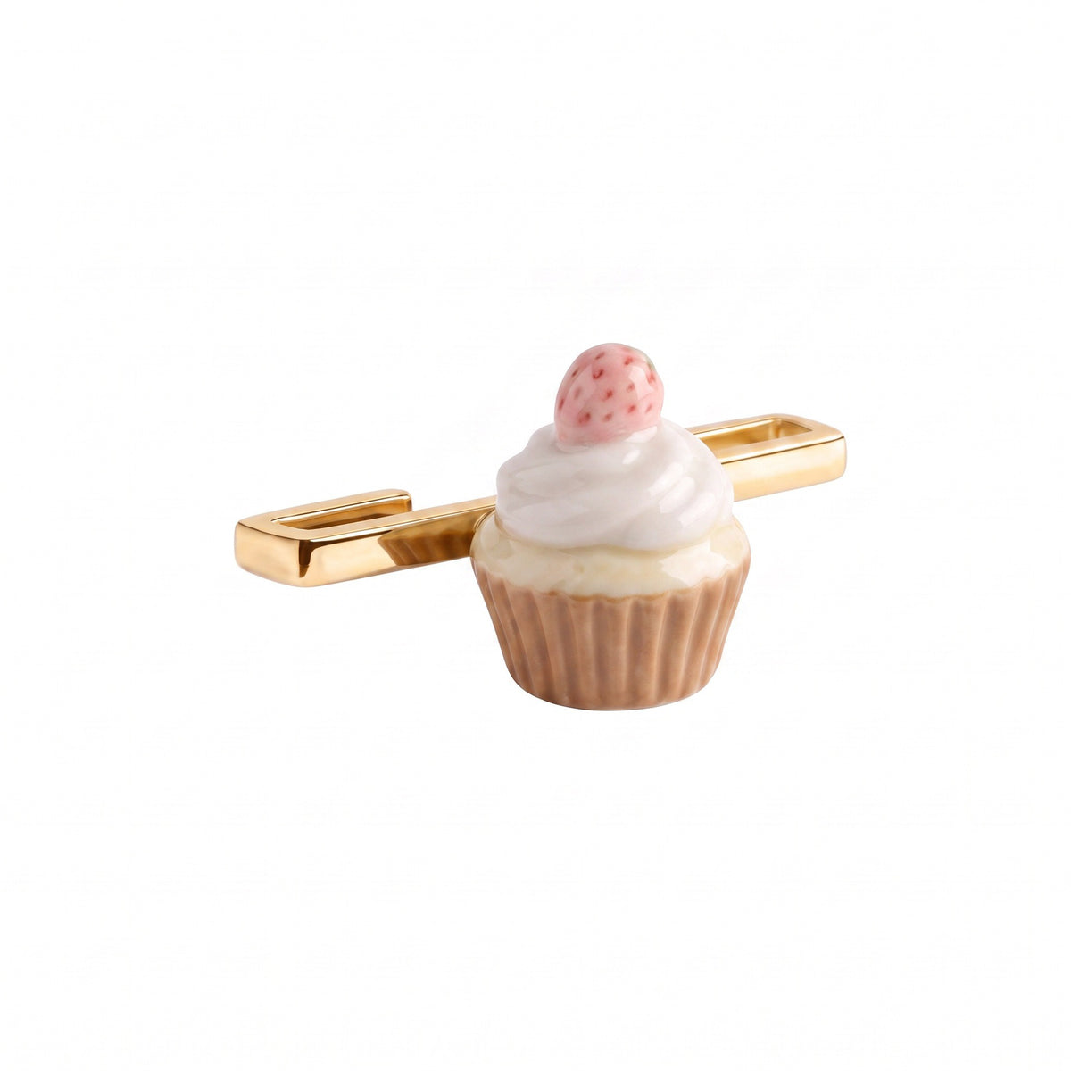 Strawberry Cupcake Charm