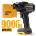BALKONI 20V Cordless Impact Wrench Bare Tool DeWalt Compatible - Photo 1 yellow black industrial tools