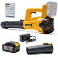 BALKONI 20V Cordless Handheld Leaf Blower Kit 170MPH - Photo 10 yellow black industrial tools
